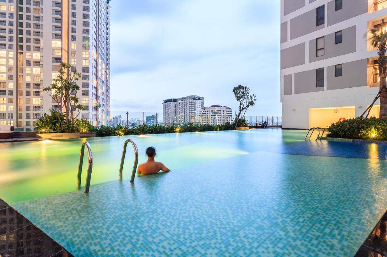 Chau Apartments - Infinity Pool- Ben Thanh Ho Şi Min Dış mekan fotoğraf